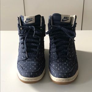 Nike sky hi wedge sneakers RARE